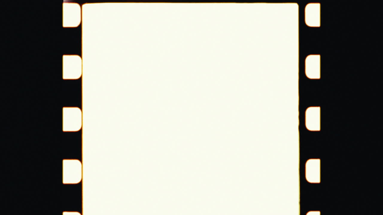 marco de película en blanco