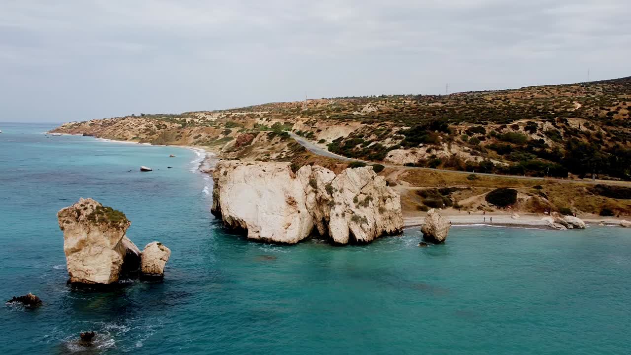 Beautiful aerial views of Nissi Ayia Napa