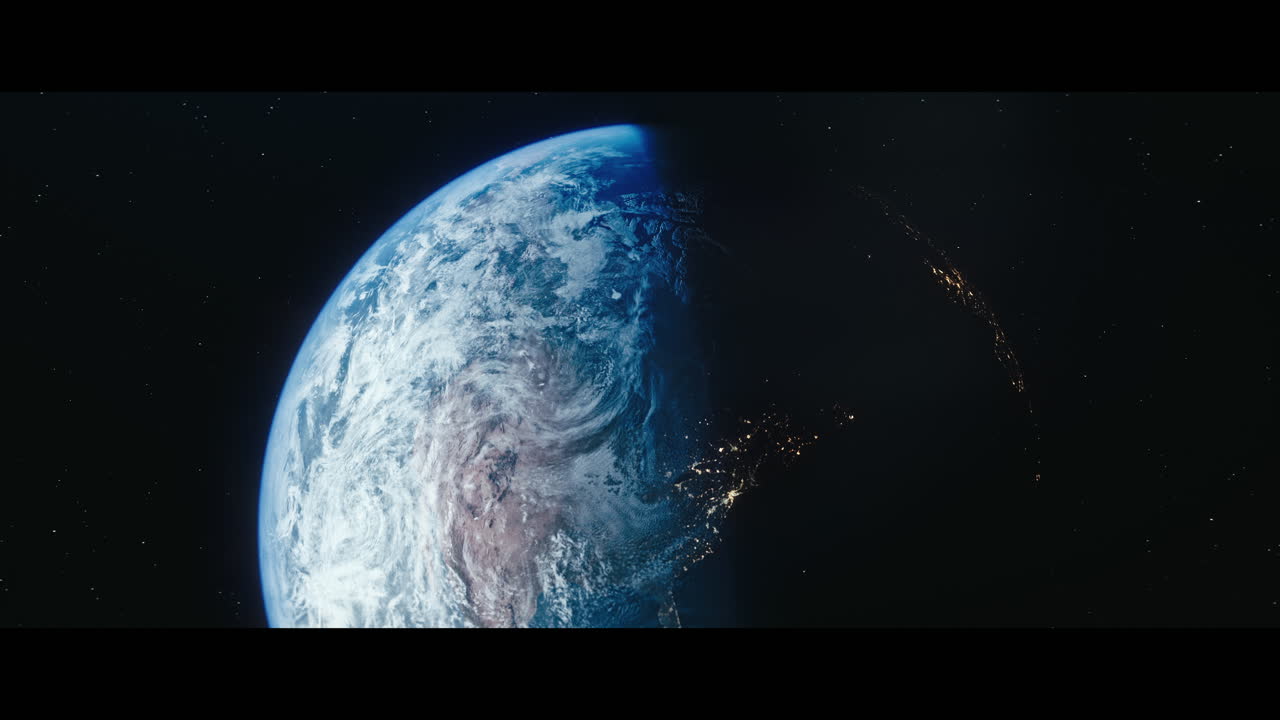 la tierra vista desde el espacio