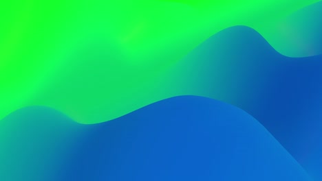 4k seamless loop with abstract fluid blue green gradients, inner glow wavy surface. beautiful color gradients as abstract liquid background, smooth animation. 3d in flat pleasant modern style