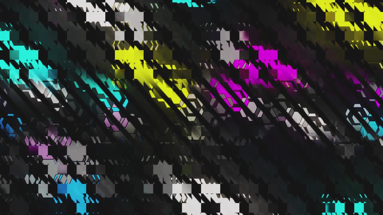 움직이는 칼레이도스코프: 4k 모션 그래픽