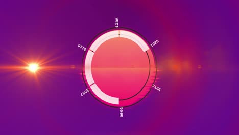 animation of data processing over scope scanning