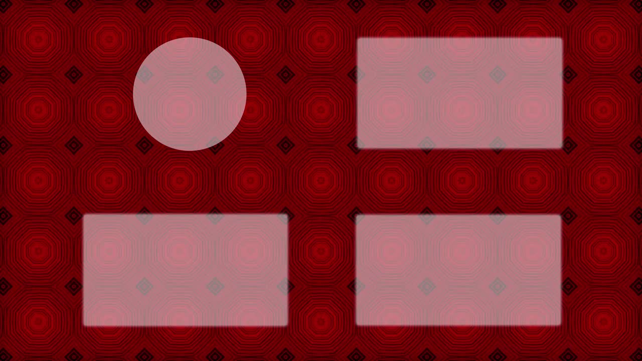 カレードスコップ パターン エンドカード エンドスクリーン モーショングラフィックス