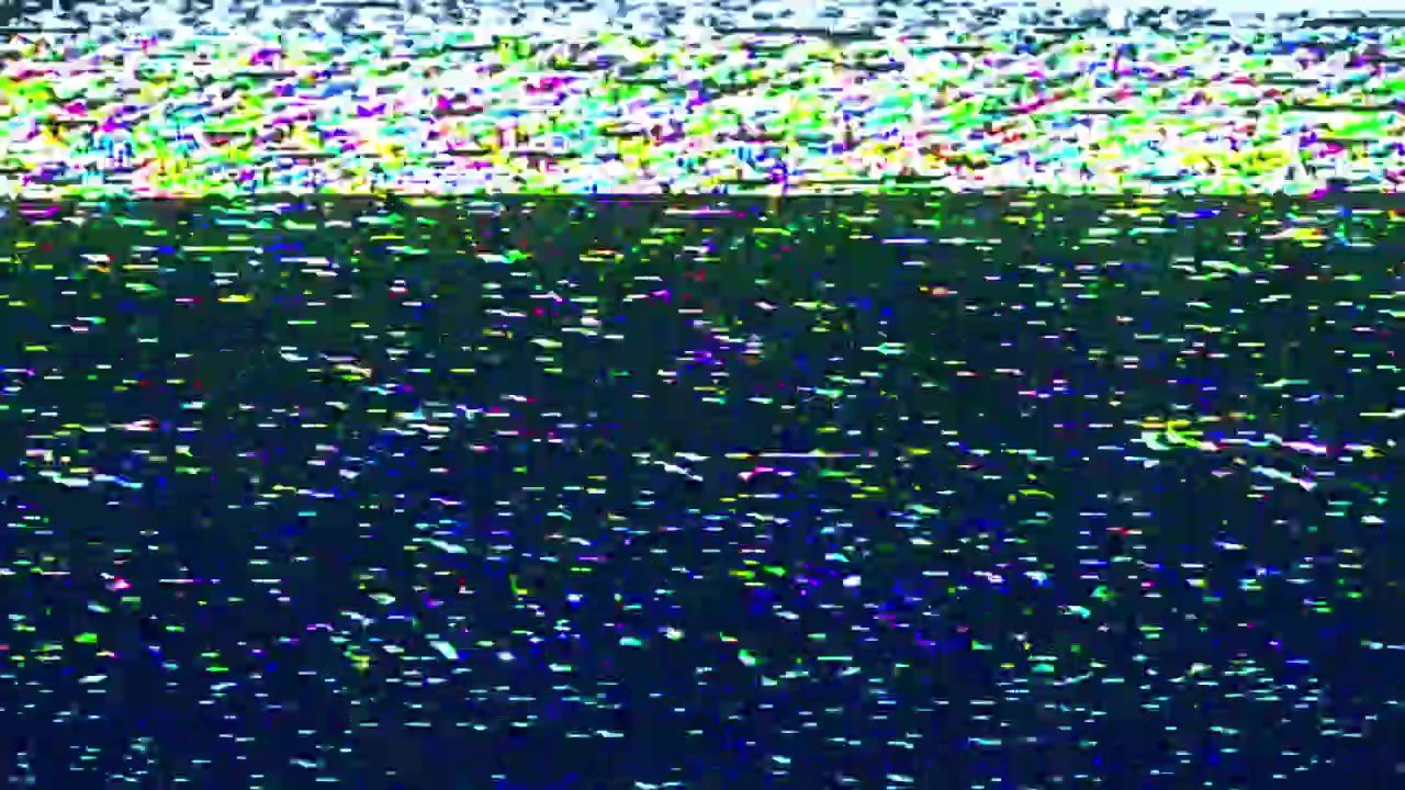 Estática de televisión analógica e interferencia de señal