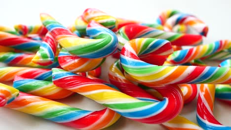 colorful candy canes