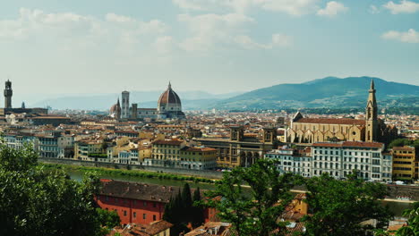 Paisaje-Urbano-De-Florencia-En-Italia