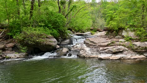 sandstone falls boardwalk small waterfalls