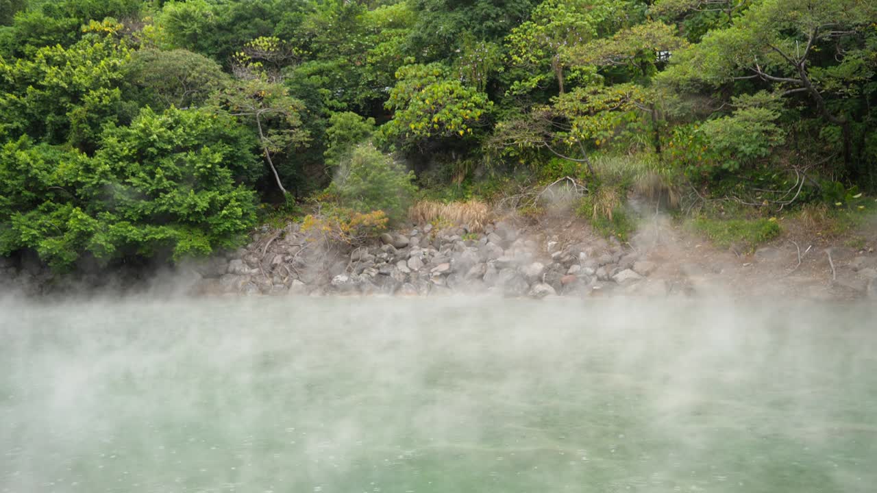 대만 타이베이의 베이투에 있는 온천.