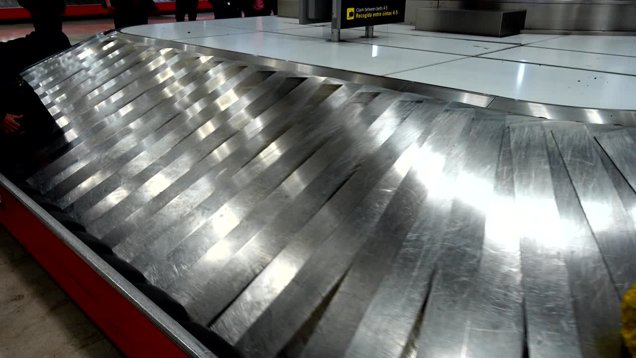 recepción de equipaje en el aeropuerto.