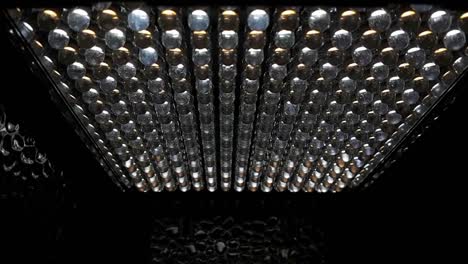 rows of led light diodes on lighting panel-1