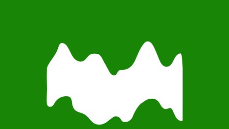 white liquid dripping down green background