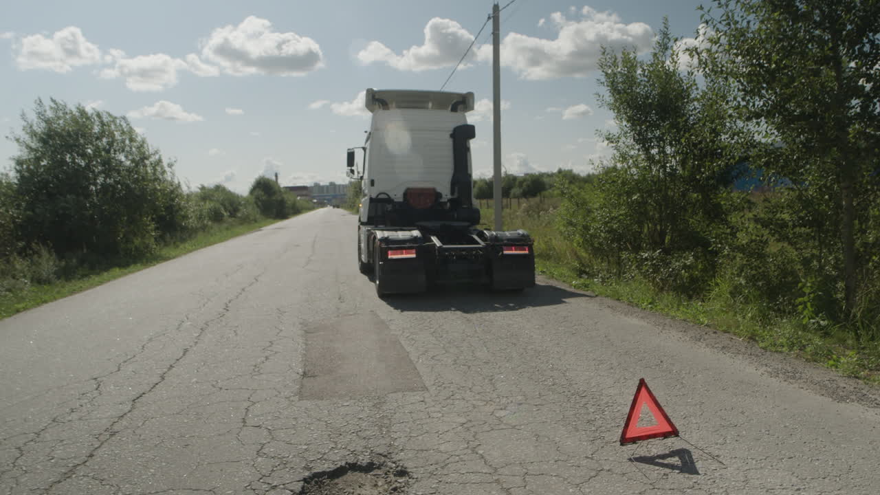 Truck Breakdown on Rural Road