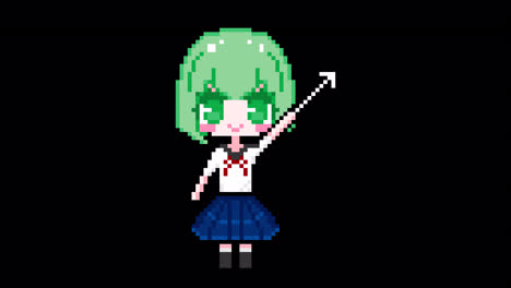 pixel cursor girl short hair looping animation. 1080p (5).mov