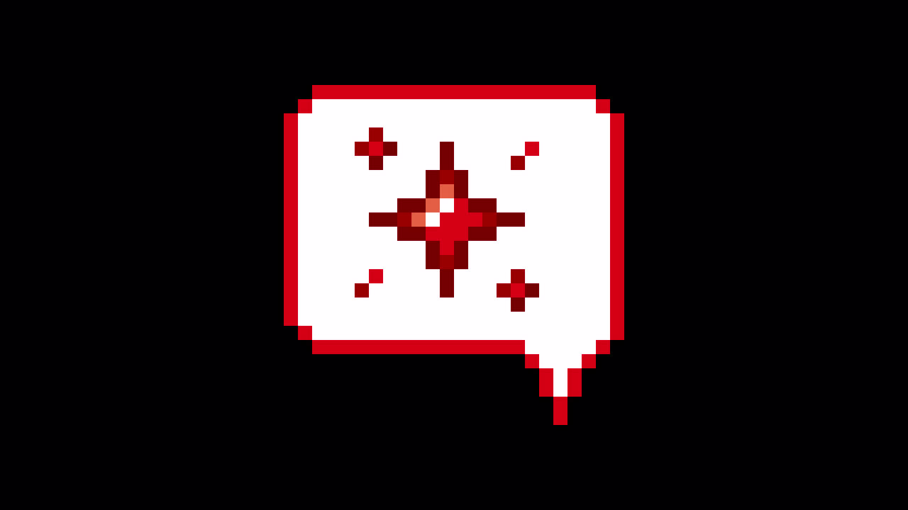 Pixel art animation icon speech bubble particle (4)