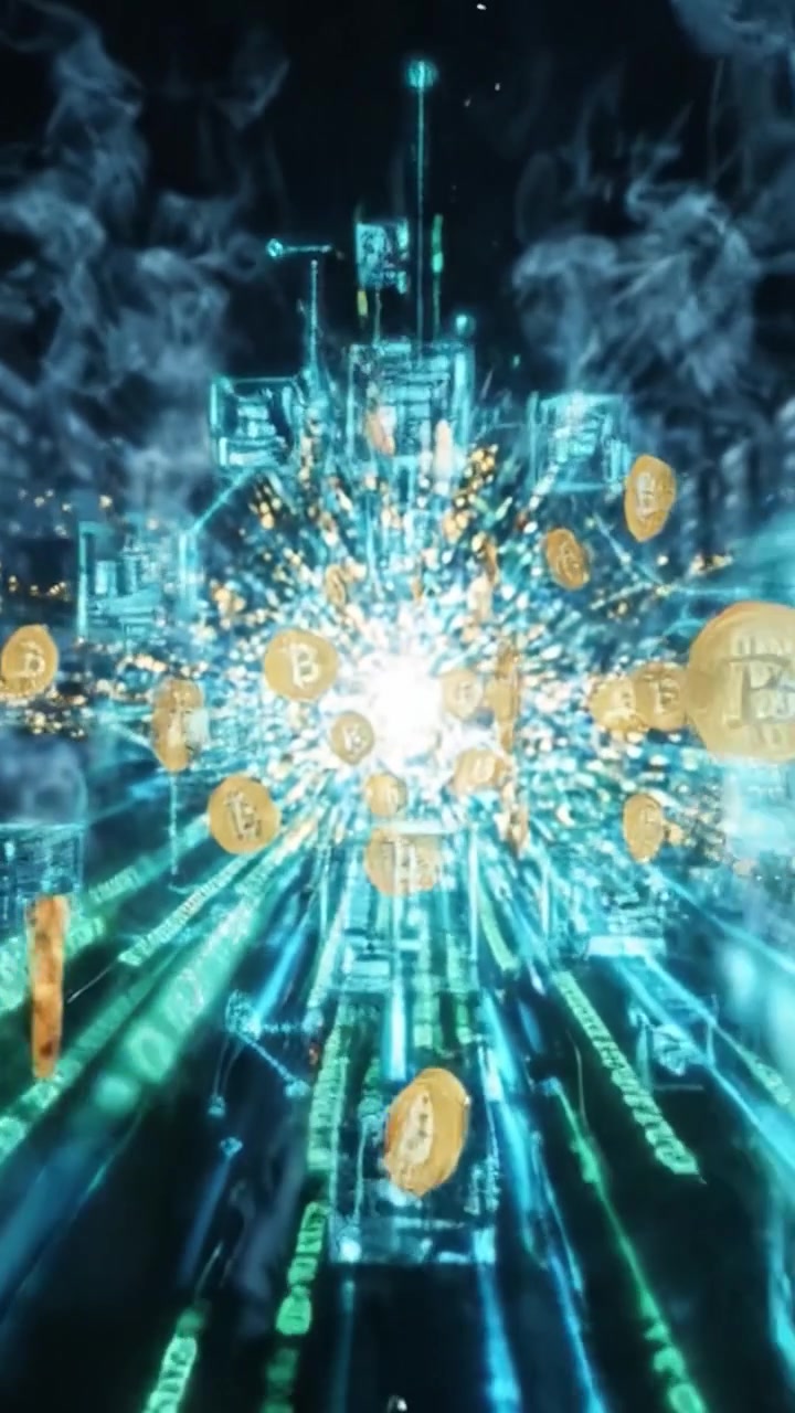 Un'Evoluzione Dinamica della Valuta Digitale: Esplorando la Transizione dai Flussi di Dati all'Esplosione delle Criptovalute in un Contesto Futuristico