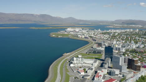 reykjavik - flight downtown to cruise terminal