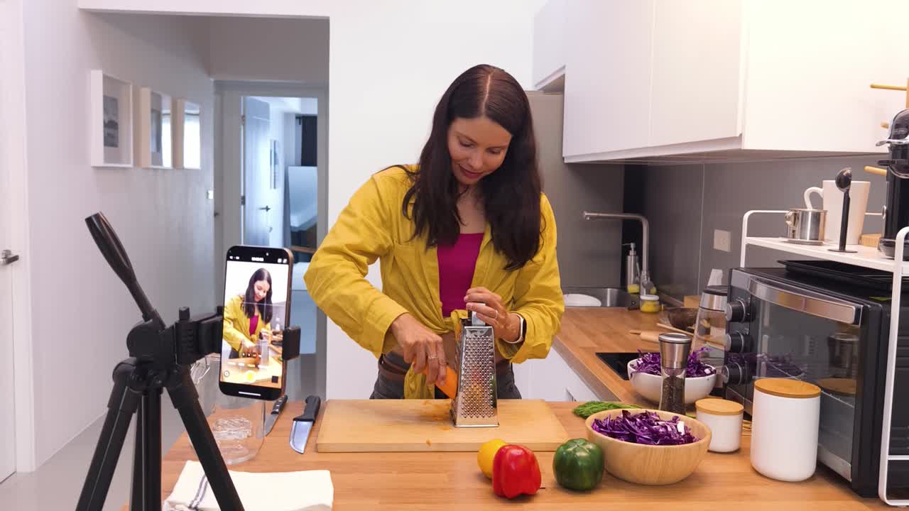 clase de cocina en línea: tutorial de platos de verduras saludables