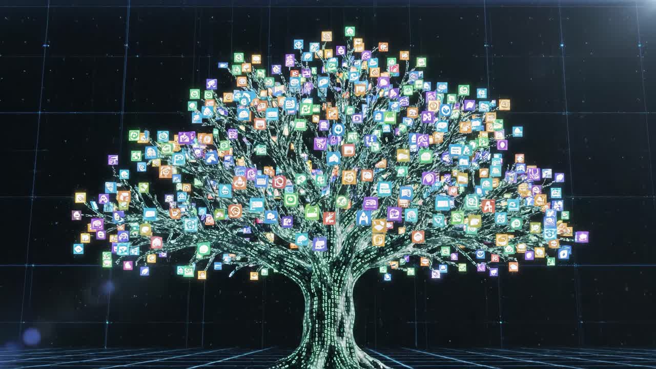 Digital Tree of Social Media Applications