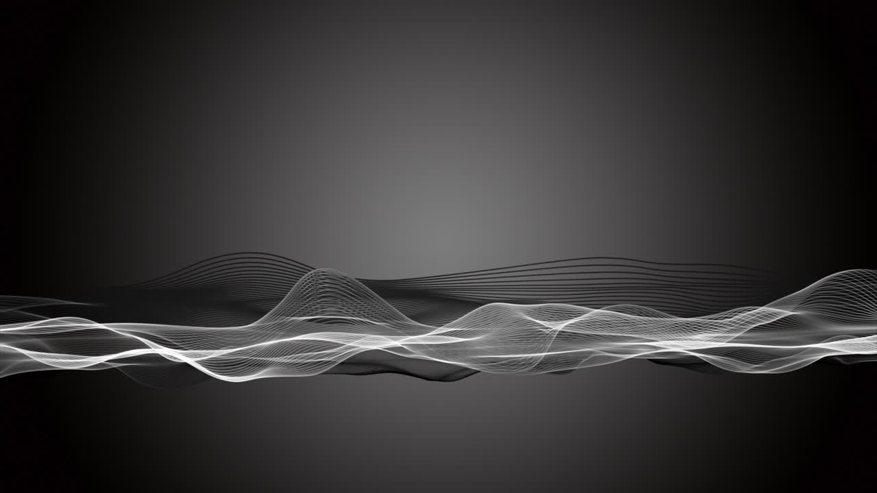 animación mágica con objeto de onda de partículas en cámara lenta, 4096x2304 bucle 4k