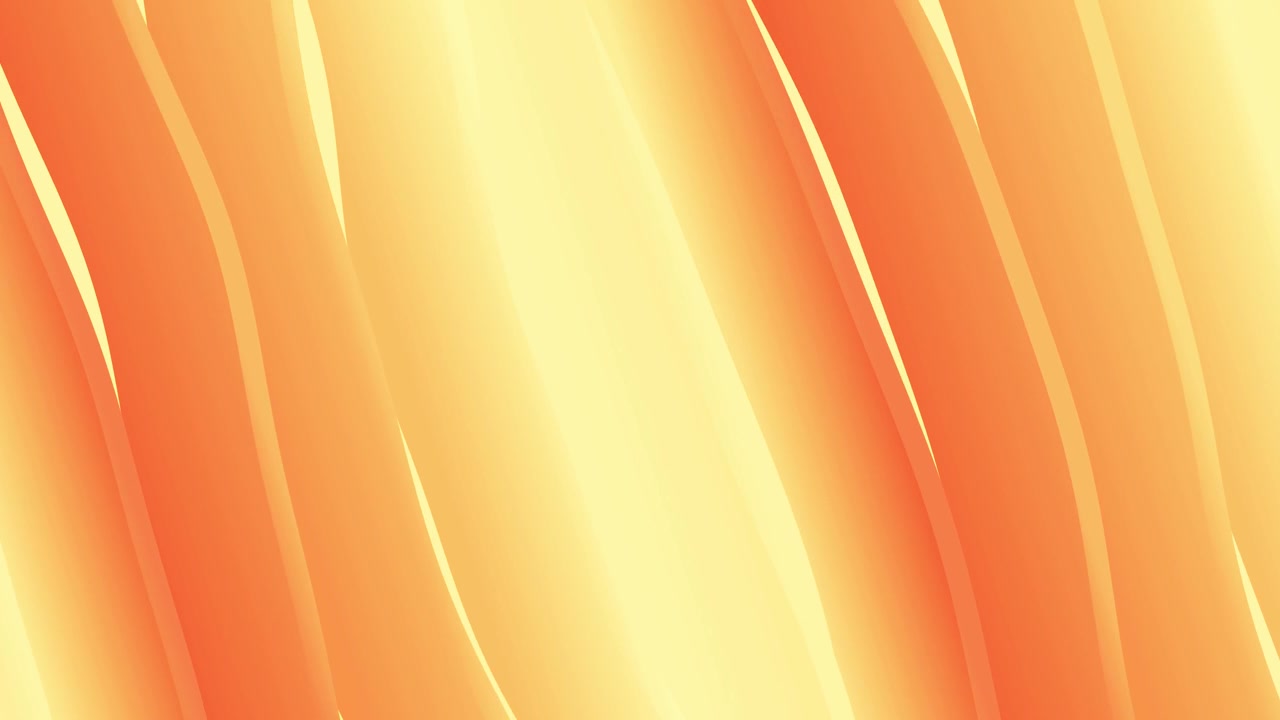 Seamless Loop of Abstract Moving Orange and Yellow Gradient Lines