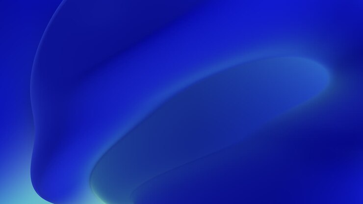 Fantastica forma geometrica blu astratta su sfumatura