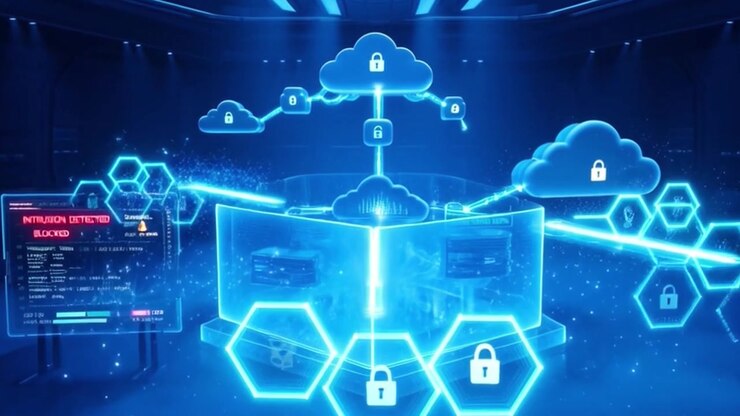 Futuristic Cloud Computing and Cybersecurity Data Visualization