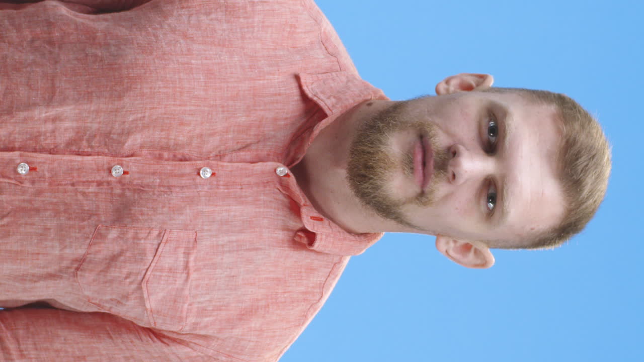 Man Laughing and Jumping