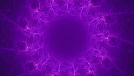 strange purple tunnel vortex hole with odd organic like shapes floating and swirling around center - endless looping backdrop animation