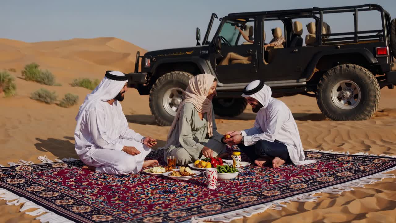 Desert Picnic with Friends