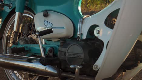 vintage honda super cub motorcycle