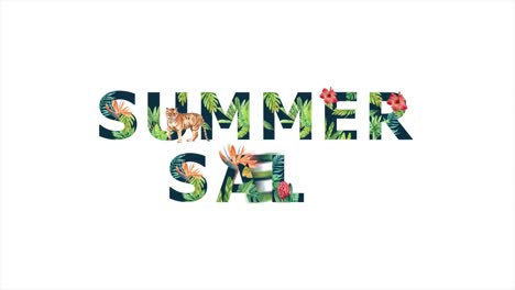 summer sale animation. up to 60 off abstract background. seamless looped animation, creative concept with liquid shapes for summer sale.