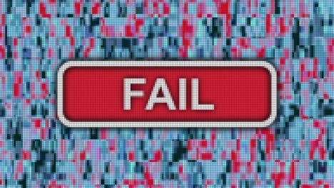 upload fail message progress bar pixel computer screen animation