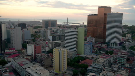 luanda 2, capital of angola, twilight