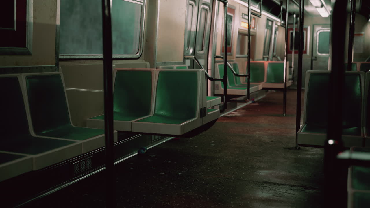 빈 지하철 열차차