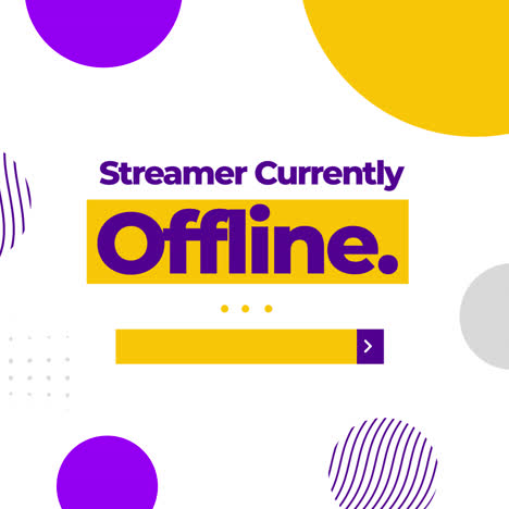 streamer offline graphic design