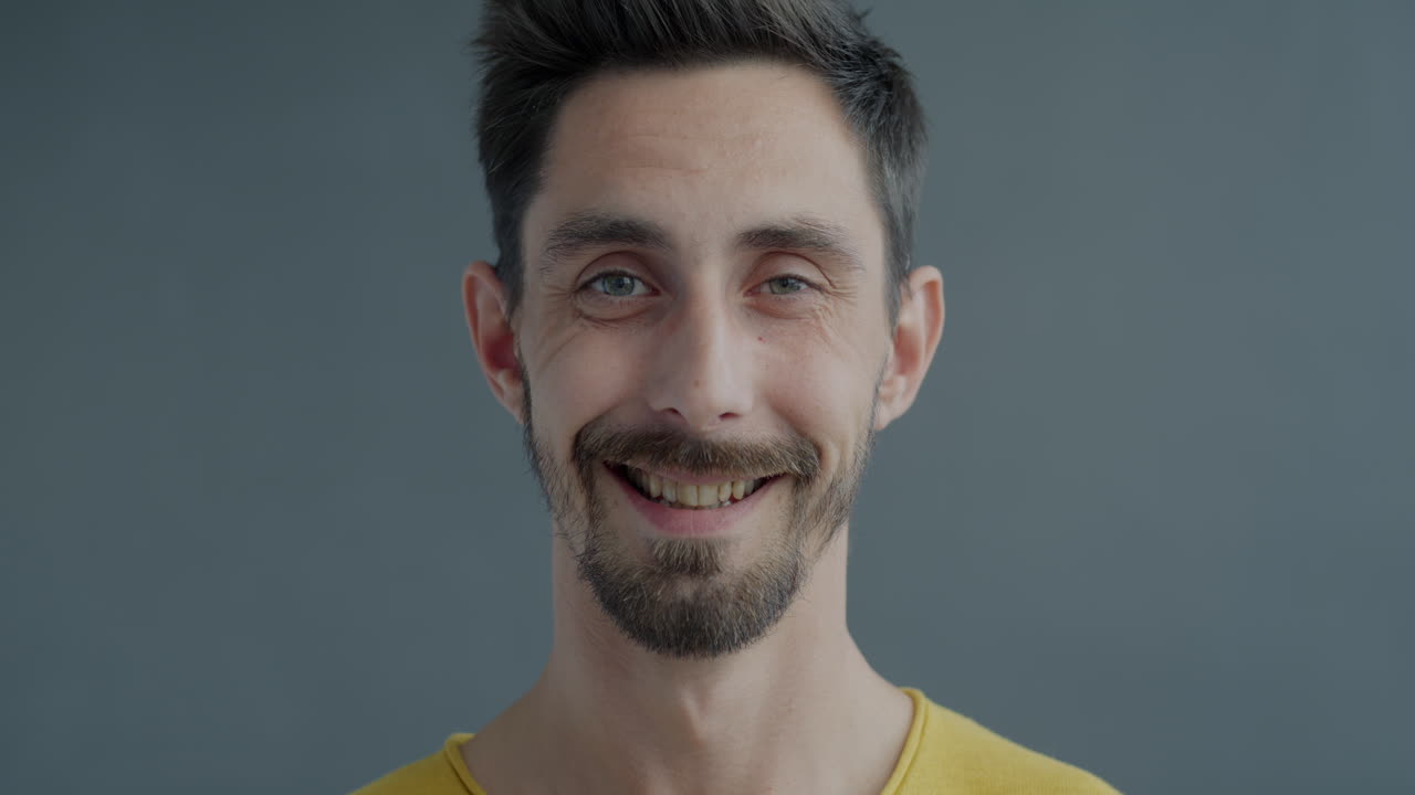 Man with funny expression