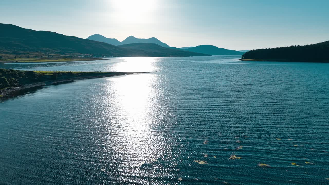 Scenic landscapes with lakes and mountains