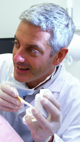 dentist examining a patient