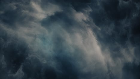 nubes cumulonimbus cinemáticas 4k, tormenta eléctrica