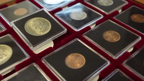 Coin-Collector.-Collection-of-Certified-Coins