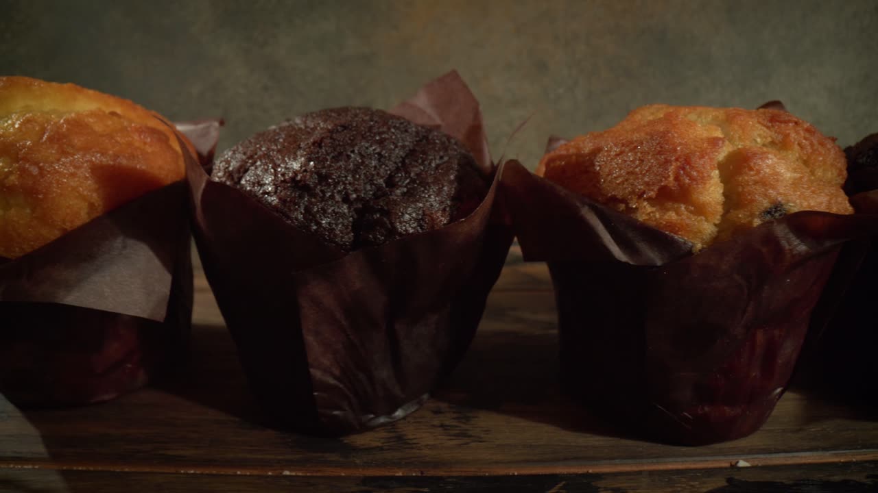 Primo piano di muffin