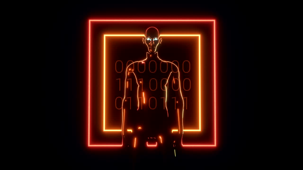 inteligencia artificial estilizada en 4k.