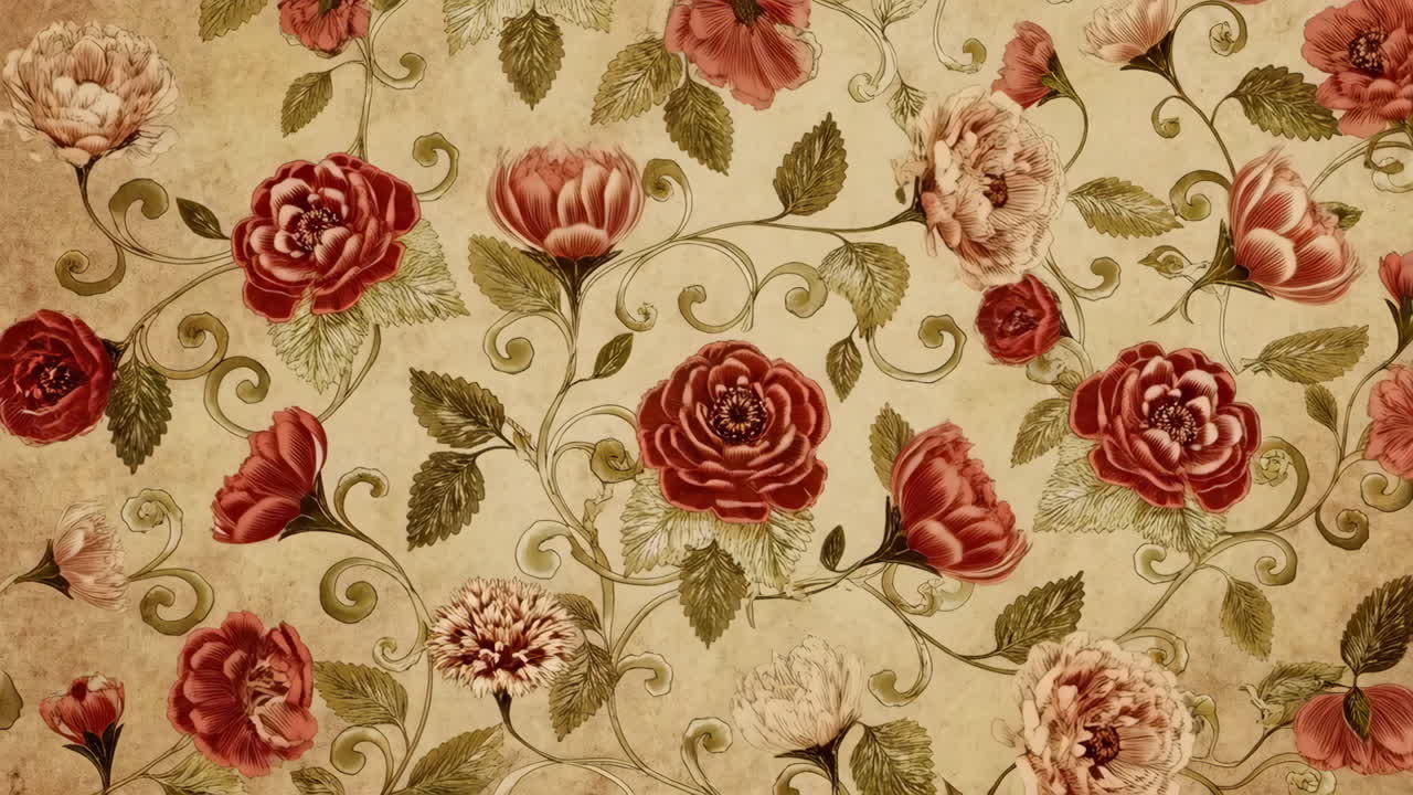 patrón floral de la cosecha