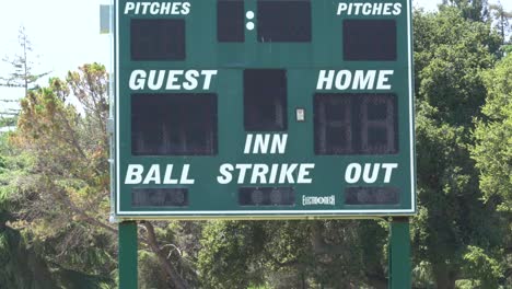 Scoreboard-On-a-Little-League-Field