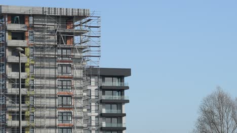 high-rise skyscraper building under construction