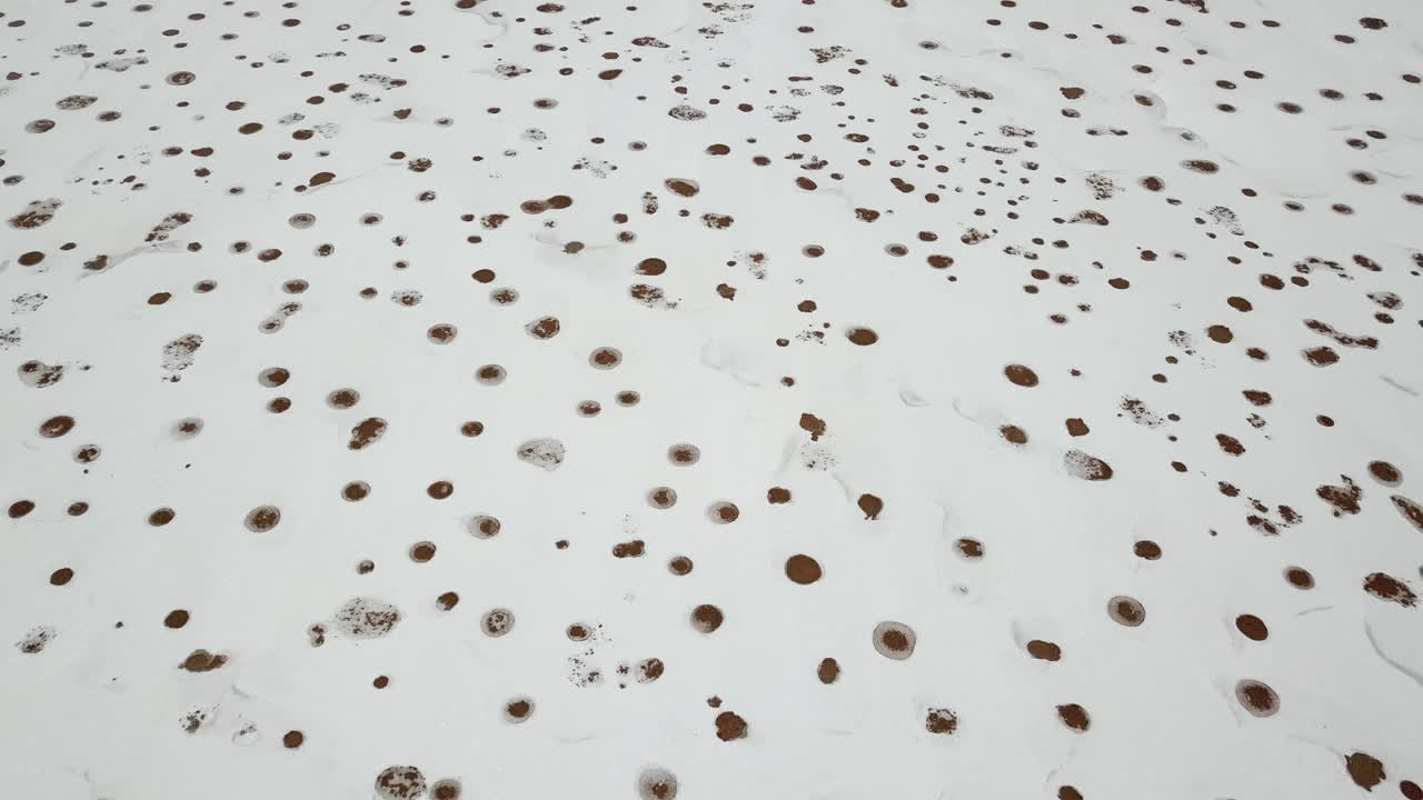 Abstract Aerial View of Salt Flat in South America. Salinas Grandes, Salta Province, Argentina
