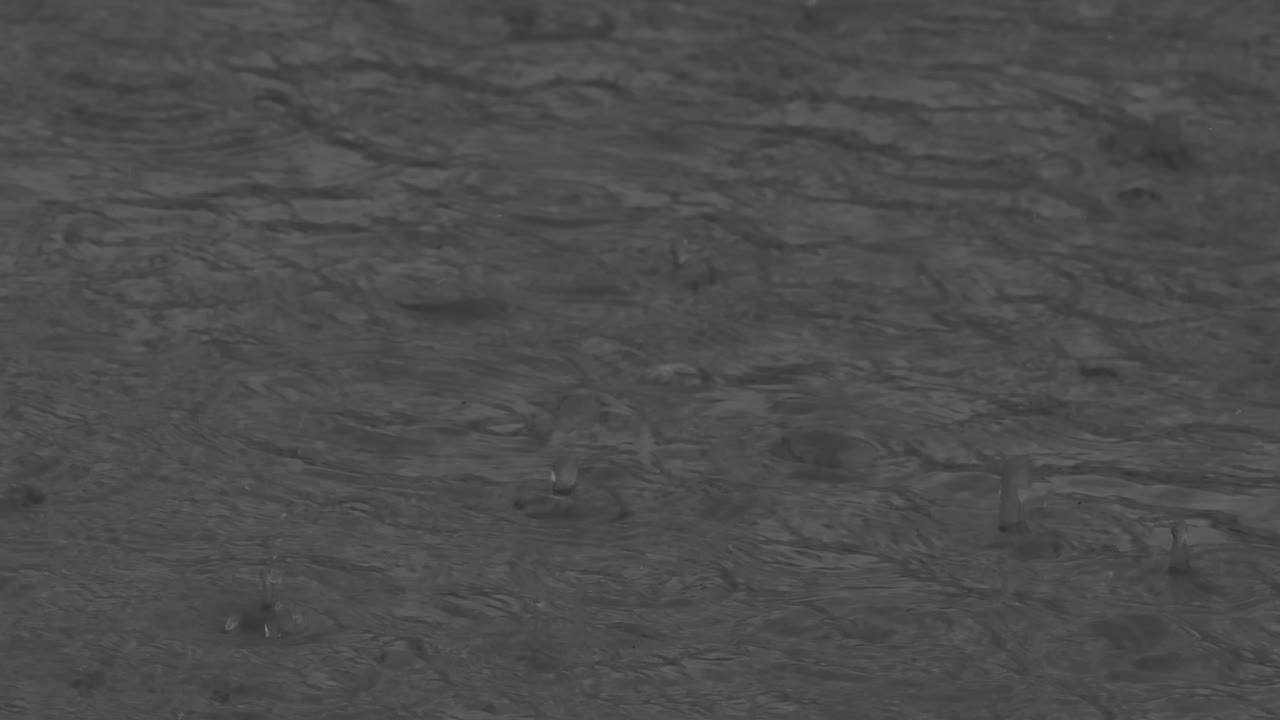 움직이는 물 표면 텍스처의 시간 간격