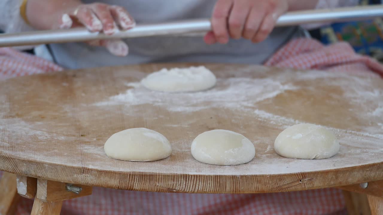Traditional Dough Preparation for Flatbread