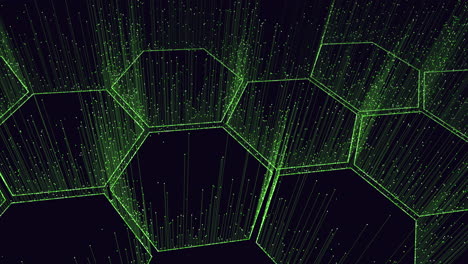 Futuristic-hexagons-pattern-with-neon-dots-and-lines-1