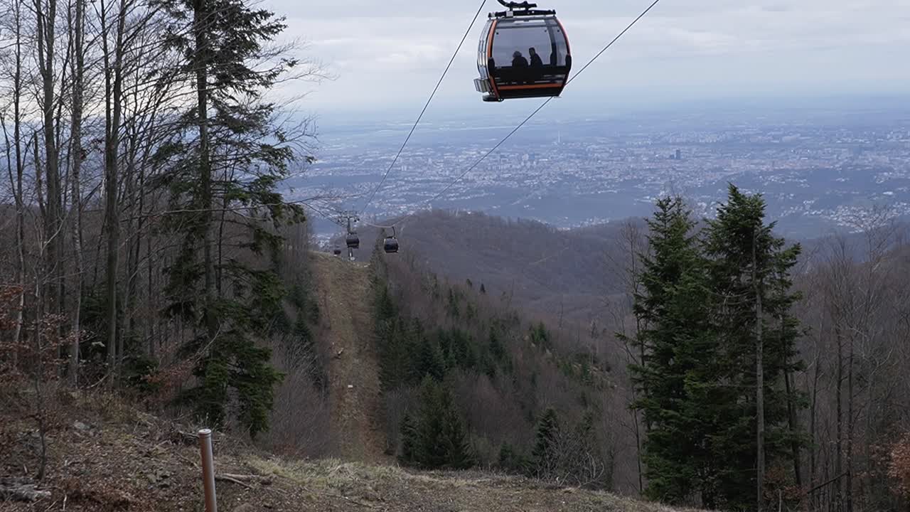 хронометраж кабельной линии в загребе, хорватия